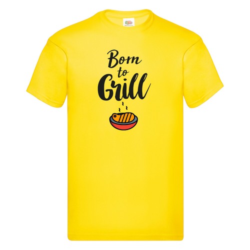 Shirt born grill grafik - grill,