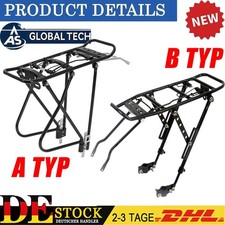 Fahrrad Gepäckträger Heckträger Träger verstellbar 26/27/28" Zoll e-Bike MTB Alu