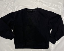 Sweat Shirt, kurz, Zara, schwarz, Größe S