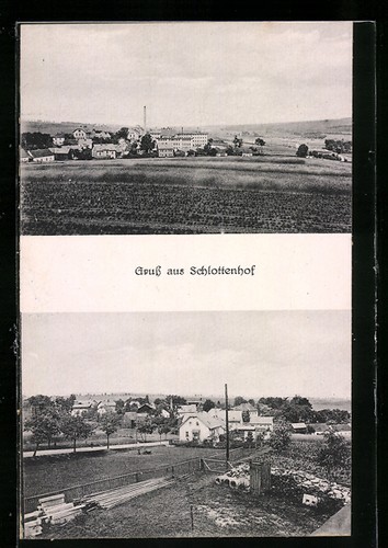 Ansichtskarte schlottenhof - ansichtskarte,