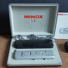 MINOX LX in Top Zustand,mit Box,Tasche,Blitz m.Tasche,Kette, Bedienungsanleitung
