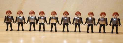 10x playmobil figuren ritter - 10x,