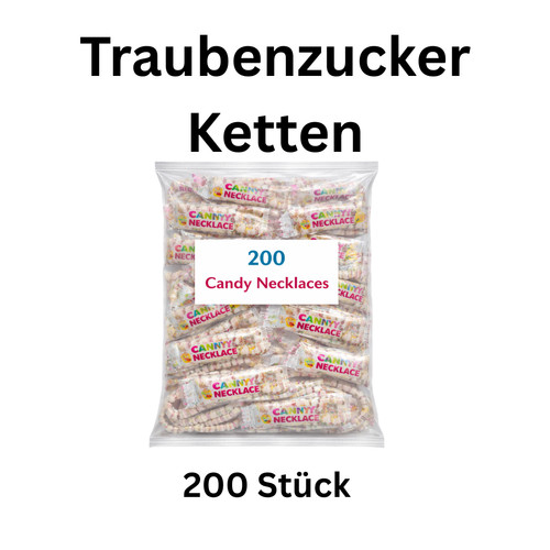 200 traubenzucker ketten candy - traubenzucker,