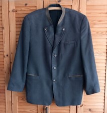 Jacke Trachtenjacke Janker Distler Größe 27 Herren grau/blau