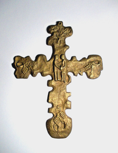 Bronze kreuz kruzifix - kreuz,