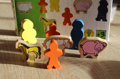 Personen tiere holzfiguren - personen,