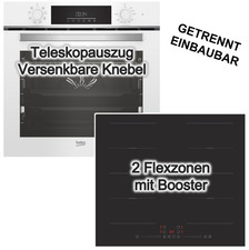 Herdset Beko Backofen weiß