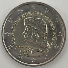 2 Euro Gedenkmünze Monaco