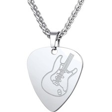 E-Gitarre Halskette Edelstahl