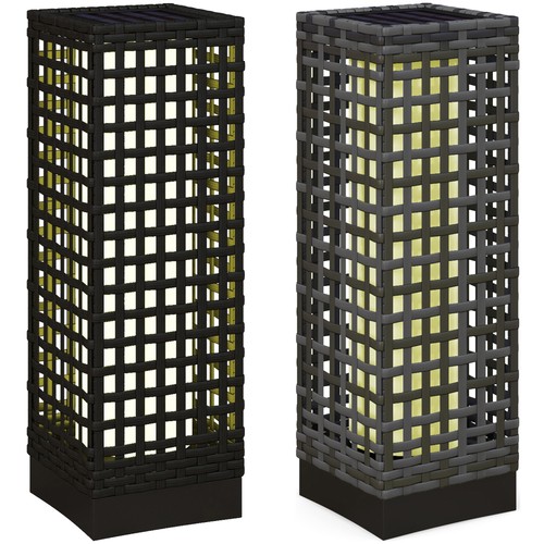 Solarleuchte rattan - solarleuchte,,