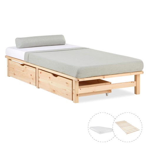 Bett 100 140 - 140, holz
