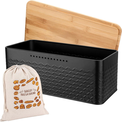 Brotkasten mit schneidebrett - mit,