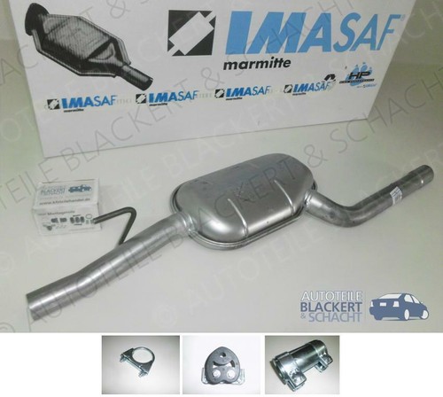 Imasaf auspuff mitteltopf - auspuff,
