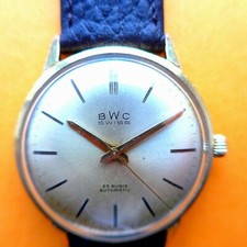 elegante AUTOMATIC HERREN ARMBANDUHR, "BWC-swiss", gute Funktion, ca.1965