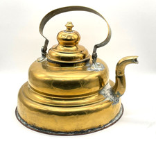 Antiker XL Messing Kessel