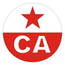 CA Aufkleber Magnetschild für