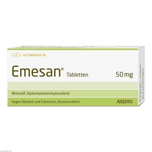 Emesan tabletten gegen - 20,