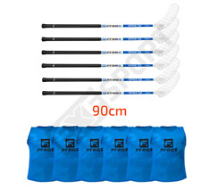 mb-m® Set FreeZ Spike 32 Blue 90cm JR inkl. Leibchen Floorball Unihockey