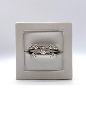 9 kt Weißgold Diamant