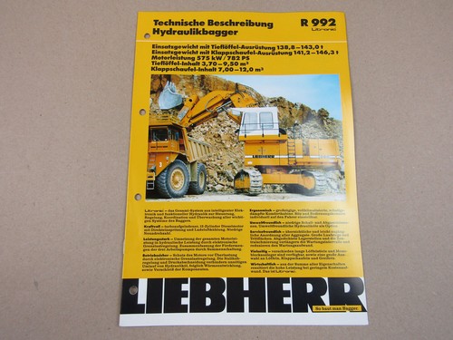 Prospekt liebherr 992 - r,