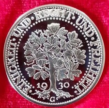 5 Reichsmark Eichenbaum 1930 /2013/Silber/stempelglanz