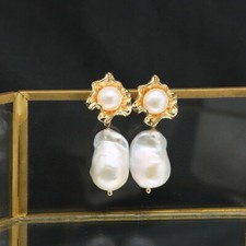 D17 vergoldete Ohrringe