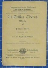 M.Tullius Ciceros Werke 47 Langenscheidtsche Verlagsbuchhandlung K1243