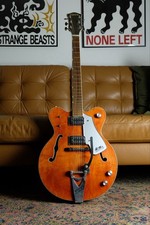Vintage 1978 Gretsch G7660 Chet Atkins Nashville Orange Stain Finish Hollowbody