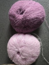 Kuschelweiche Wolle Knapp 100 gr  Lila Rosa 