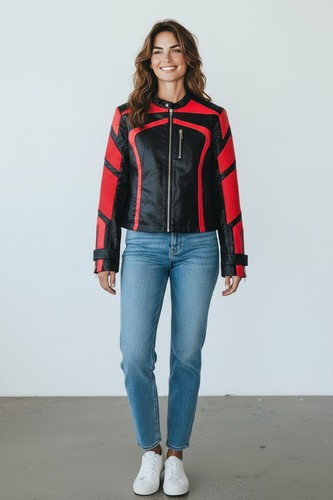 Amisu damen kunstlederjacke - damen,