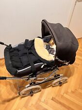 HESBA Corrado Coupé Kinderwagen (marine) + Lammfell