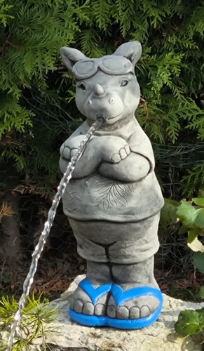 Wasserspeier teichfigur - wasserspeier, /teichfigur