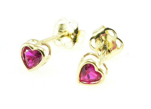 333 gold ohrstecker paar 8 - ohrstecker, 1