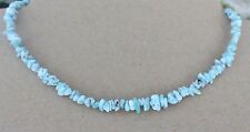 Natur Larimar  Splitter  (  Kette  oder  Armband  )   925/Silber  Verschluss