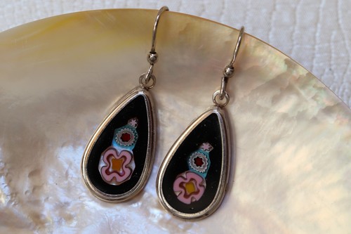 Venezianische millefiori herz - millefiori,