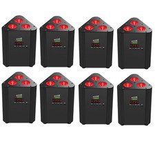 10X 120W Akku 3 LED Par DMX