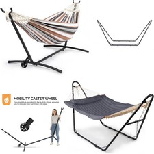 Doppel Hängematte mit Gestell