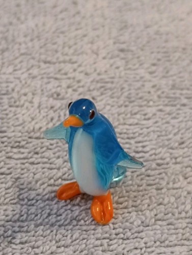 Glasfigur pinguin 3 cm - pinguin,,