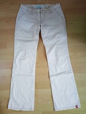 Esprit EDC Damen Sommerhose Gr.38 Regular Ecru