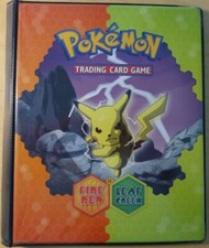 CCG Pokemon Fire Red Ultra Pro Album/Binder 2004 4 Pocket 