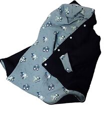 Jacke Zipfeljacke Wendejacke Kapuzenjacke Baby Kinder Wollwalk Traktor