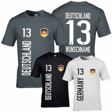 FanShirt DEUTSCHLAND Trikot Kinder Druck Nummer Name Jersey WM ADLER FanShirts4u