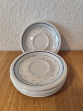 Arzberg Daily Lagune Kaffeeuntertasse  16 cm Porzellan Blaue Punkte