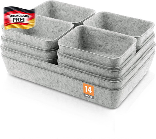 Schubladen organizer set filz - schubladen,