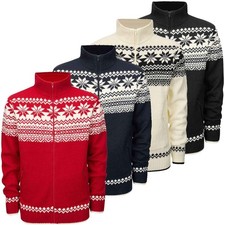 Brandit Norweger Strickjacke Cardigan Jacke Outdoor Winter Pullover S-5XL