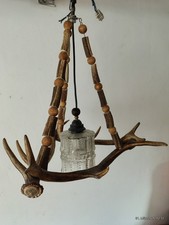 Hirschgeweih Deckenlampe