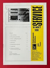DDR RFT Service Anleitung VEB Stern Radio Berlin 1985 HIFI Tuner H-MKT  ( F24030