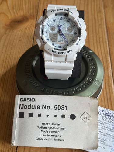 Casio shock 5081 - casio, weiß