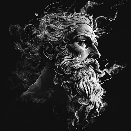 Wandtattoo aufkleber zeus - aufkleber,