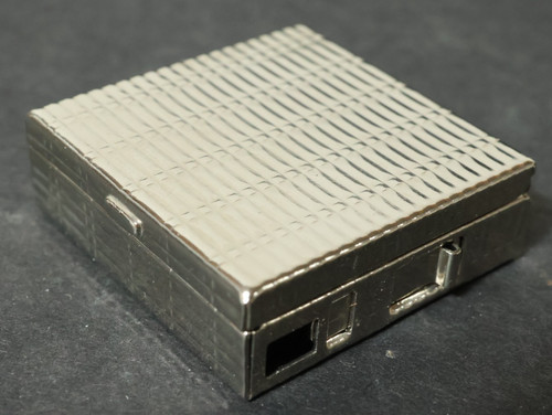 Silberne pillendose pillbox - silberne,